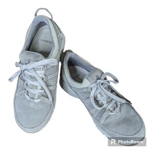 Lands' End Gray Slip-on Walking Shoes Casual Comfortable Women's 6.5 EUC